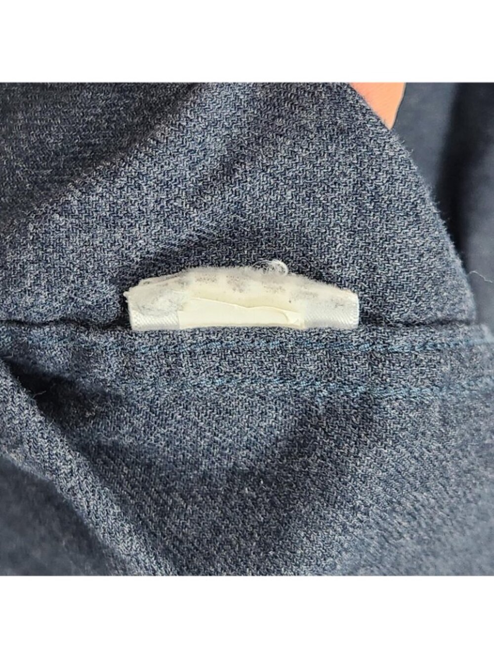 Banana Republic Shirt Mens XL Blue Flannel Button Front Long Sleeve Pockets - Picture 7 of 10